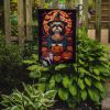 Shih Tzu Witchy Halloween Garden Flag Mailbox Flag Decorative Yard Flag Banner Outside Patio Artwork Yard Flower Beds, Garden Size, Multicolor