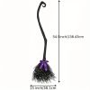 Halloween Witch Broom, Broom Props, Halloween Performance Role -playing Party, Halloween Clothing Decoration