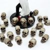20 Pieces Resin Skull Set Mini Skull Figures for Decorative Garden and Plant Arrangements