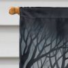 Irish Setter Spooky Halloween House Flag Large Porch Sleeve Pole Decorative Outside Yard Banner Artwork Wall Hanging, Polyester, House Size