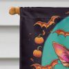 Chihuahua Witchy Halloween House Flag Large Porch Sleeve Pole Decorative Outside Yard Banner Artwork Wall Hanging, Polyester, House Size, Multicolor