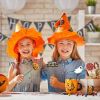 25Pcs Halloween Party Striped Decorative Straws Disposable Drinking Straws Paper Straw Decor Happy Halloween Ghost Lantern Black Cat Halloween Party S