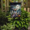 Chihuahua Spooky Halloween Garden Flag Mailbox Flag Decorative Yard Flag Banner Outside Patio Artwork Yard Flower Beds, Garden Size, Multicolor