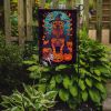 Shar Pei Witchy Halloween Garden Flag Mailbox Flag Decorative Yard Flag Banner Outside Patio Artwork Yard Flower Beds, Garden Size, Multicolor