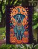 Weimaraner Witchy Halloween Garden Flag Mailbox Flag Decorative Yard Flag Banner Outside Patio Artwork Yard Flower Beds, Garden Size, Multicolor