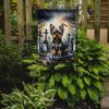 Yorkshire Terrier Spooky Halloween Garden Flag Mailbox Flag Decorative Yard Flag Banner Outside Patio Artwork Yard Flower Beds, Garden Size