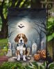 Beagle Spooky Halloween Garden Flag Mailbox Flag Decorative Yard Flag Banner Outside Patio Artwork Yard Flower Beds, Garden Size, Multicolor