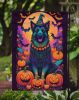 Belgian Sheepdog Witchy Halloween Garden Flag Mailbox Flag Decorative Yard Flag Banner Outside Patio Artwork Yard Flower Beds, Garden Size, Multicolor