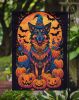 Belgian Tervuren Witchy Halloween Garden Flag Mailbox Flag Decorative Yard Flag Banner Outside Patio Artwork Yard Flower Beds, Garden Size, Multicolor