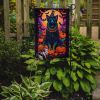 Belgian Sheepdog Witchy Halloween Garden Flag Mailbox Flag Decorative Yard Flag Banner Outside Patio Artwork Yard Flower Beds, Garden Size, Multicolor