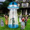 8.8 FT Halloween Inflatable UFO Yard Decoration