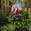 Westie Two Hearts Garden Flag Mailbox Flag Decorative Yard Flag Banner Outside Patio Artwork Yard Flower Beds, Garden Size, Multicolor