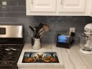NEW Norwich Terrier Spooky Halloween Glass Cutting Board Decorative Tempered Glass Kitchen Cutting and Serving Board Large Size Chopping Board