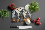 NEW Witches Spooky Halloween Glass Cutting Board Decorative Tempered Glass Kitchen Cutting and Serving Board Large Size Chopping Board