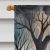 Ghosts Spooky Halloween House Flag Large Porch Sleeve Pole Decorative Outside Yard Banner Artwork Wall Hanging, Polyester, House Size, Multicolor
