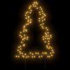 Christmas Light Decoration with Spikes Tree 115 LEDs 35.4"