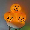 10 PCS Halloween Pumpkin Lantern Led Balloons Party Garden Bedroom Decorations Props