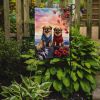 Pekingese Two Hearts Garden Flag Mailbox Flag Decorative Yard Flag Banner Outside Patio Artwork Yard Flower Beds, Garden Size, Multicolor