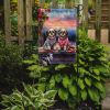 Shih Tzu Two Hearts Garden Flag Mailbox Flag Decorative Yard Flag Banner Outside Patio Artwork Yard Flower Beds, Garden Size, Multicolor