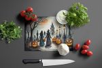 NEW Vampires Spooky Halloween Glass Cutting Board Decorative Tempered Glass Kitchen Cutting and Serving Board Large Size Chopping Board