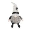 Set of 2, 10.2x5.5x23.5" Fabric Sitting Gnome with White Hat Spider, for Halloween Decor