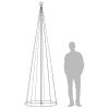 Christmas Cone Tree 330 Warm White LEDs Decoration 3x10 ft