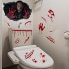 Halloween Toilet Lid Decals 3D Horrible Wall Stickers DIY Scary Home Decor