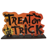 Halloween Wooden Centerpiece Sign Happy Halloween Table Toppers