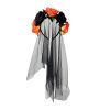 Day Of Dead Veil Halloween Rose Flower Crown