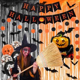 Halloween Balloon Set Halloween Theme Party Decorations Banner Set (Color: C2)