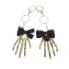 Skeleton Claw Keychain Halloween Decorations Skull Key Chain Keyring 3PCS