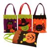 Halloween Treats Bags Party Favors, Non-Woven Halloween Tote Gift Bags for Kids