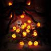 Halloween String Lights LED Pumpkin Jack-o-lanterns Lights Decorative Lights