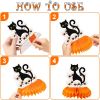 9PCS Halloween Honeycomb Table Centerpieces, Girls Halloween Party Decorations